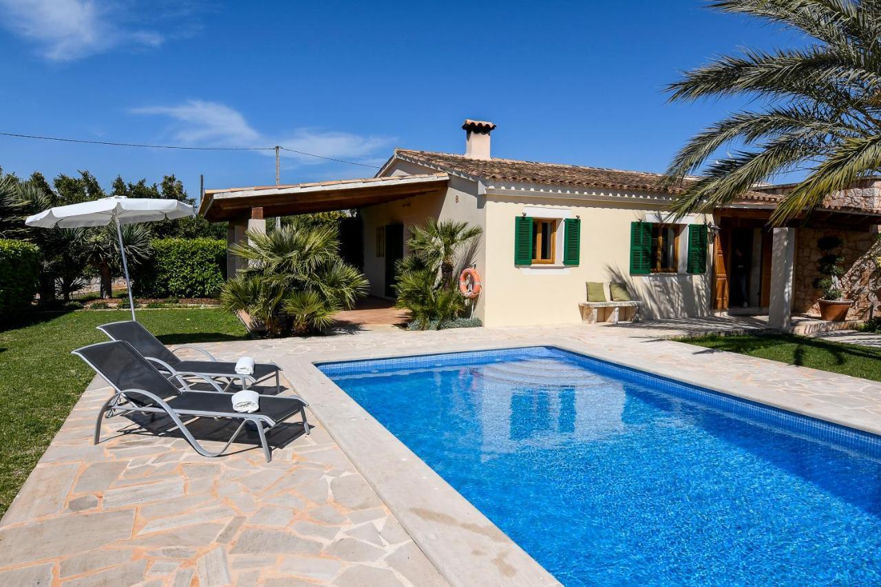 Moderne Finca Can Vicento - Heizung - Pizzaofen Porto Cristo Exterior photo