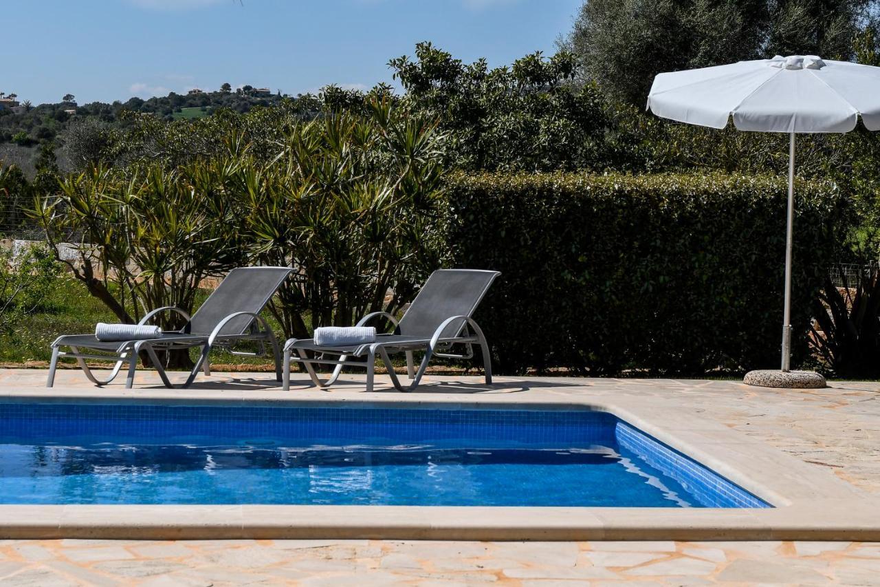 Moderne Finca Can Vicento - Heizung - Pizzaofen Porto Cristo Exterior photo
